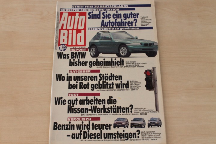 Deckblatt Auto Bild (20/1991)